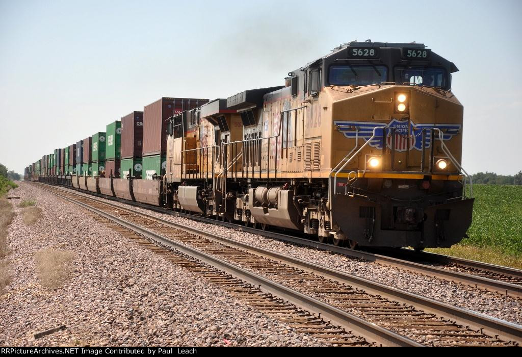 Eastbound stack train